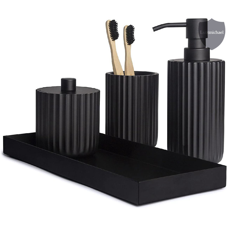 Latitude Run® 4 Piece Bathroom Accessory Set Wayfair Canada